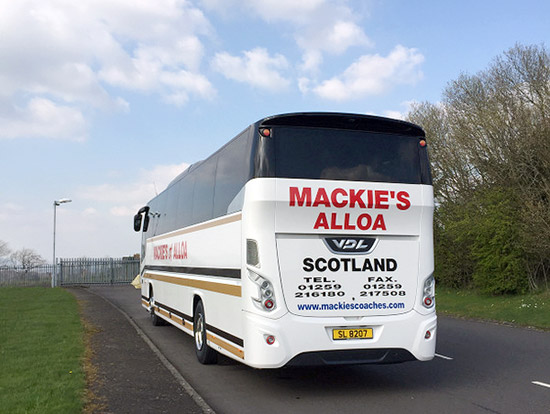 Travel with Mackie's Coaches